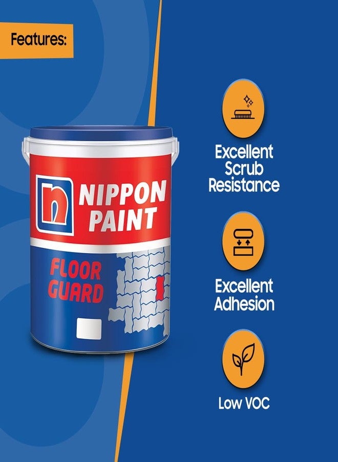 Nippon Paint واقي أرضيات نيبون للدهانات (أحمر إشارة، 1 لتر) - Image 2